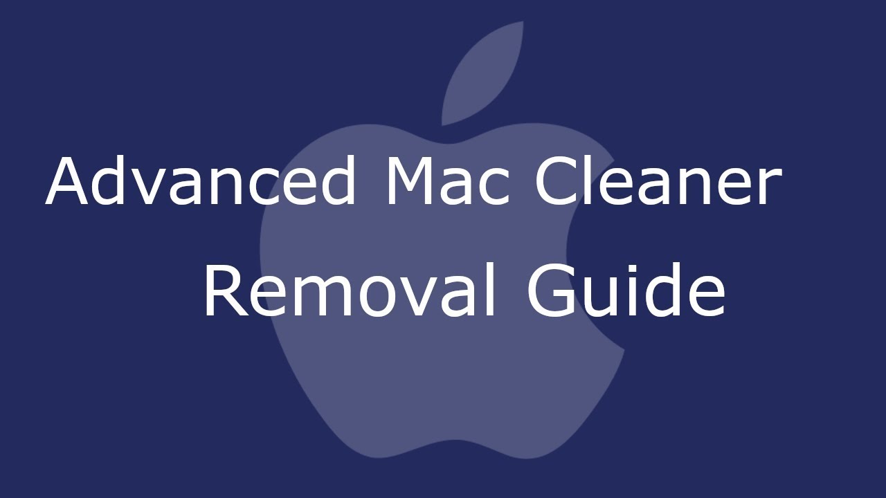 advanced mac cleaner ads remove